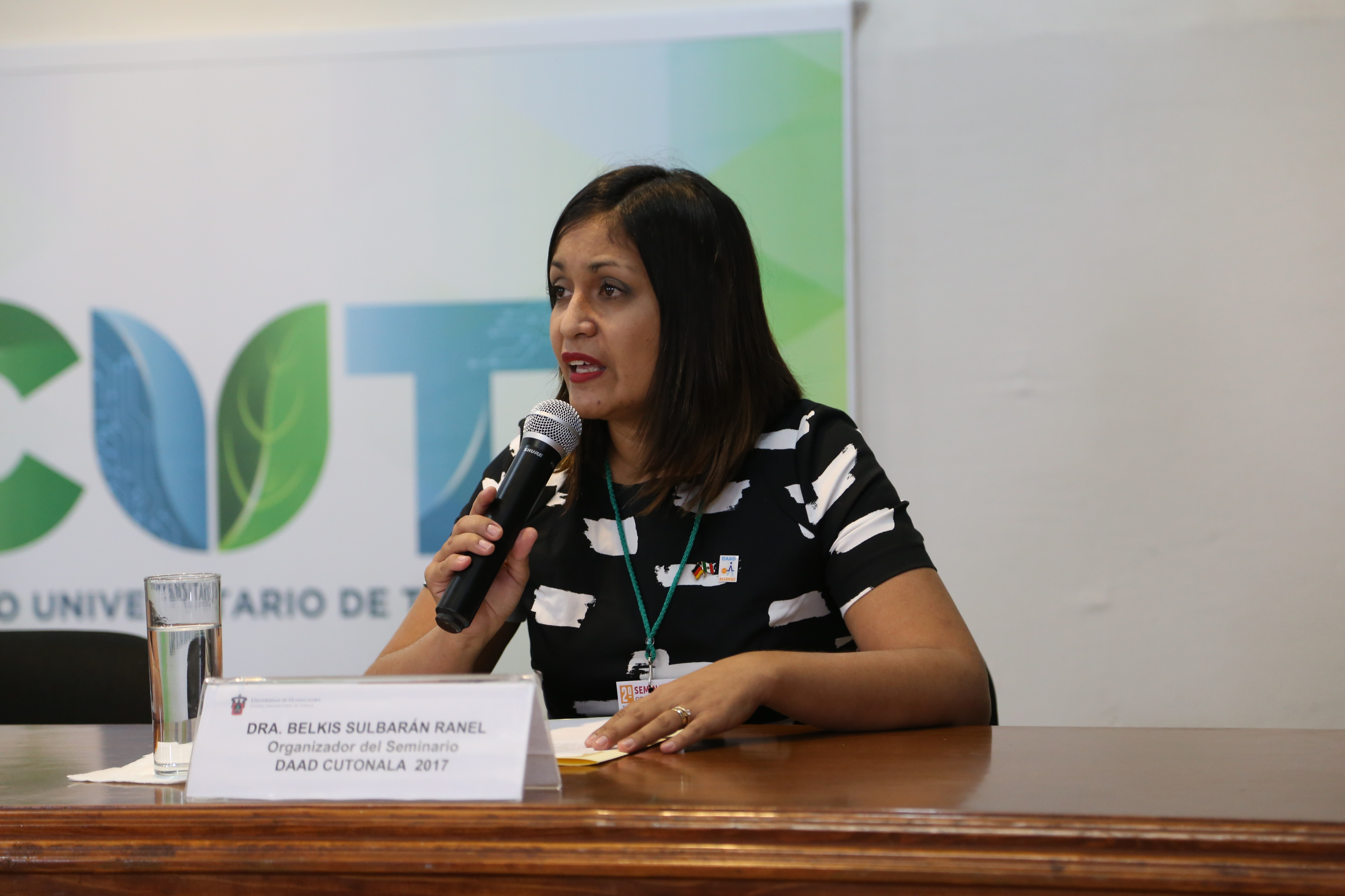 Foto de la Dra. Belkis Sulbarán Rangel, organizadora del Seminario del DAAD 