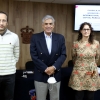 Investigadores participan en rueda de prensa 