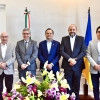 Funcionarios en el arranque del CUCHAPALA