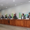 En la inauguración del evento.